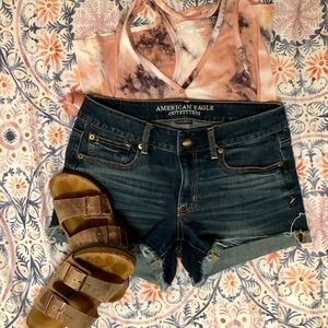 American Eagle shortie denim shorts